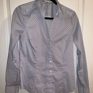 Polka-dot button up blouse
